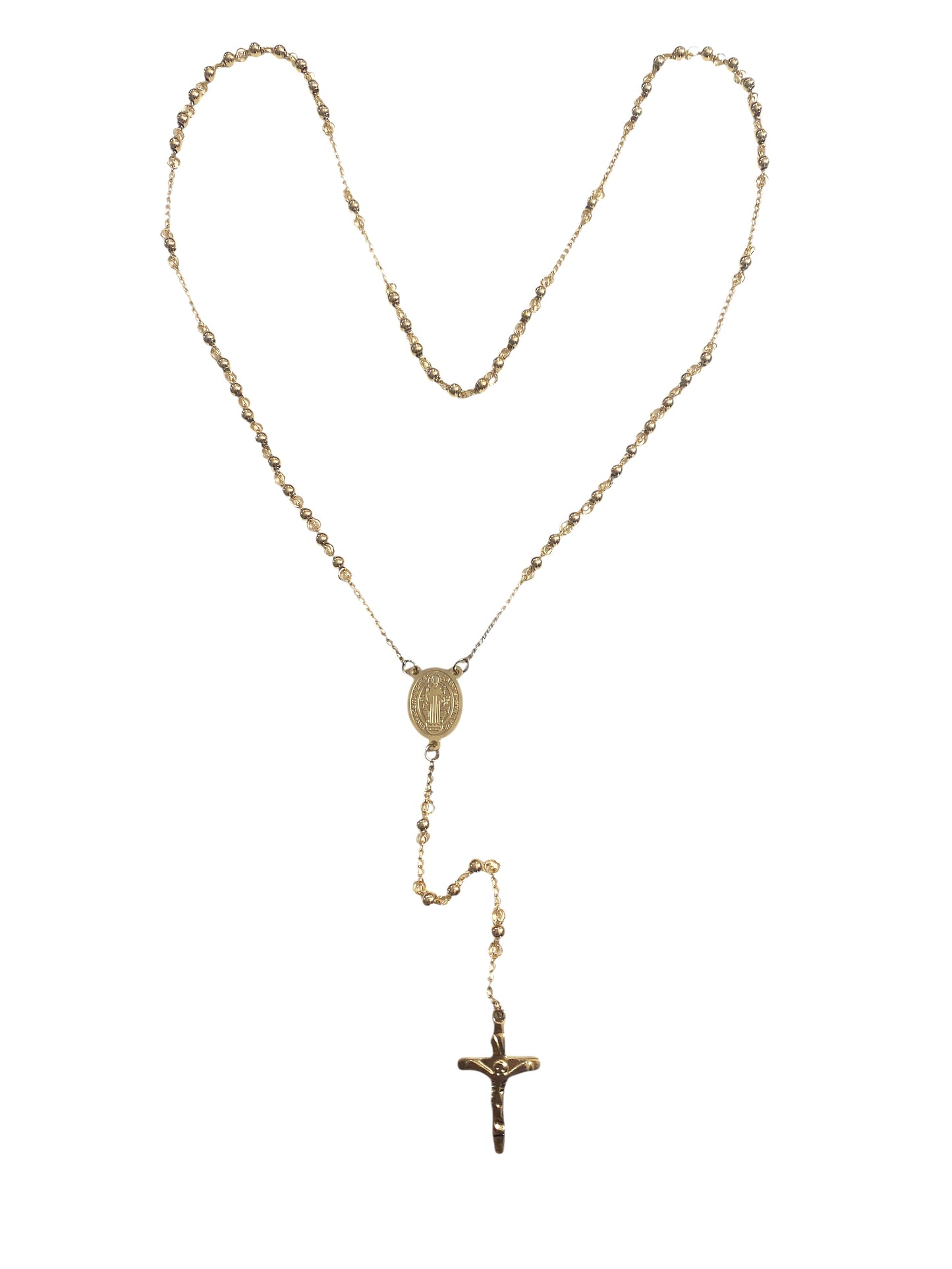 Stainless Steel Rosary Necklace