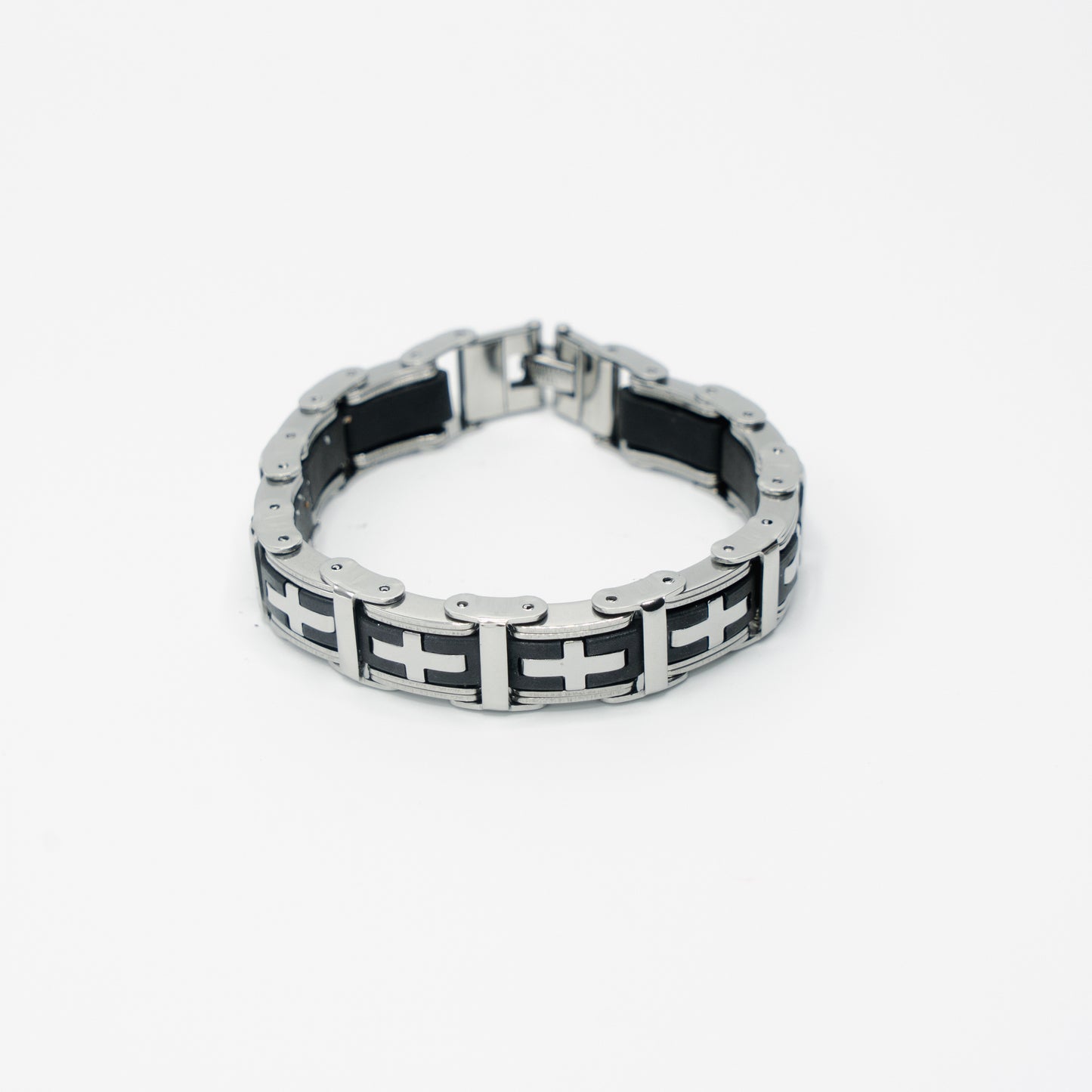 Stainless Steel Multicross Bracelet