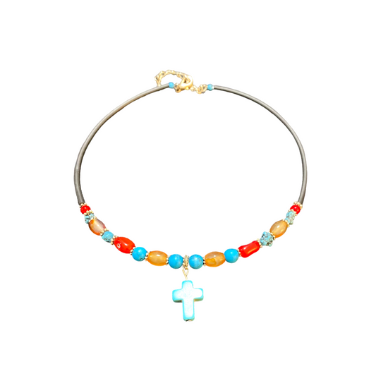 Beaded Choker Necklace
