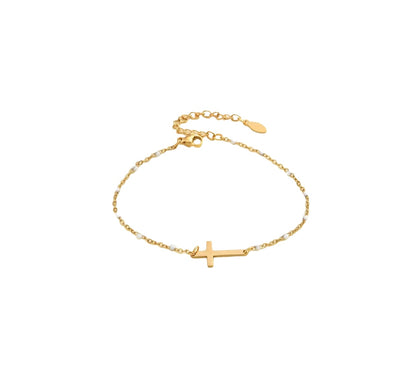 Enamel Beaded Bracelet