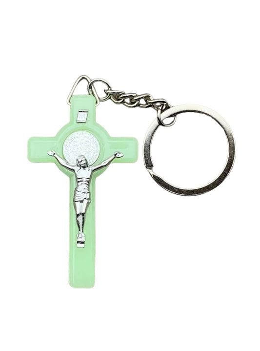 Glow Cross Keyring