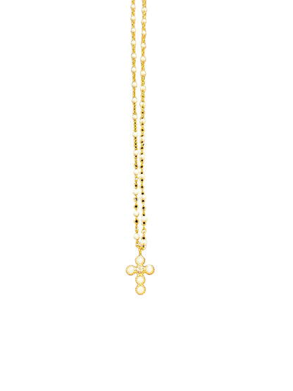 Enamel Beaded Necklace