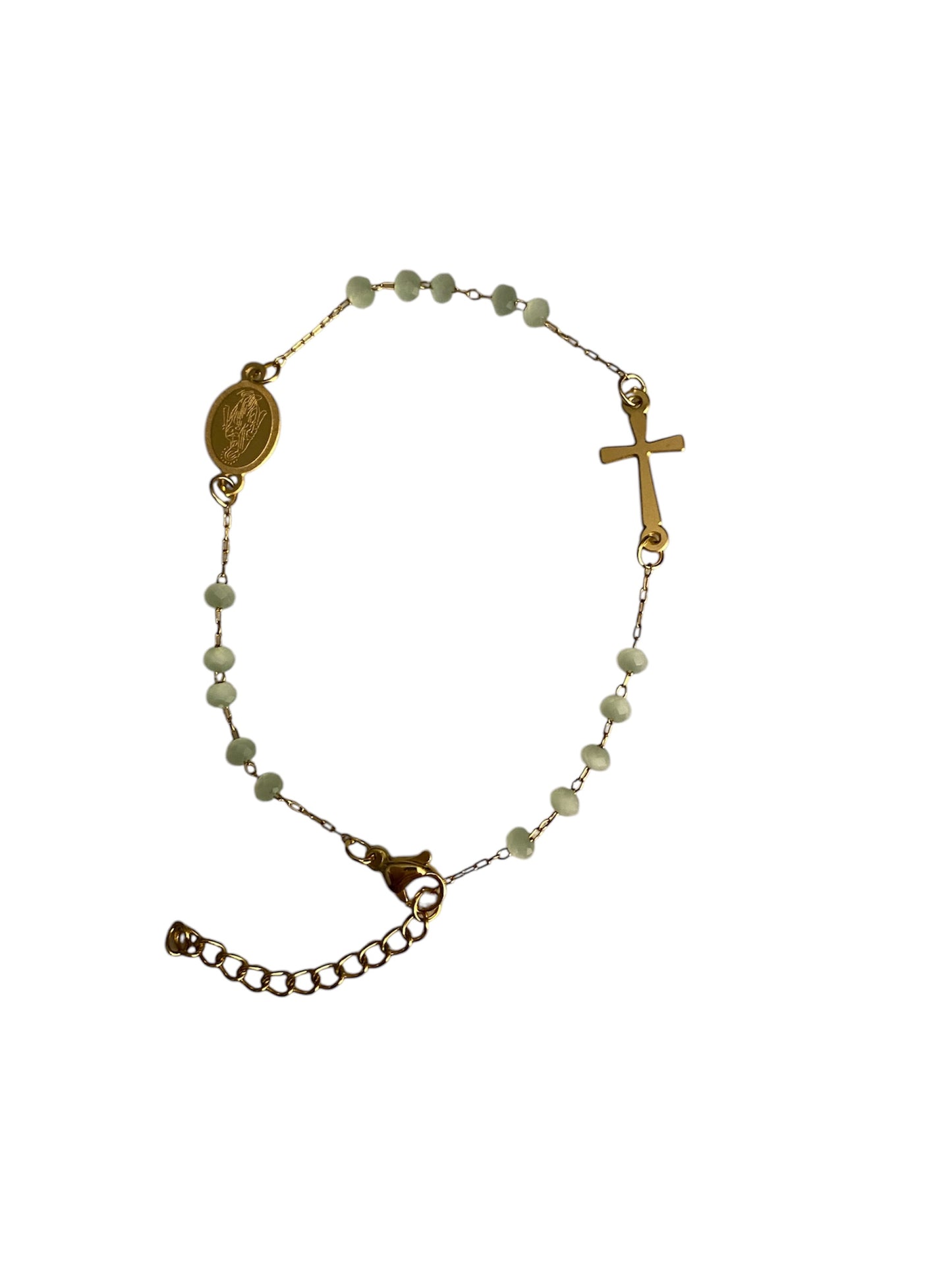 Crystal Rosary Bracelet