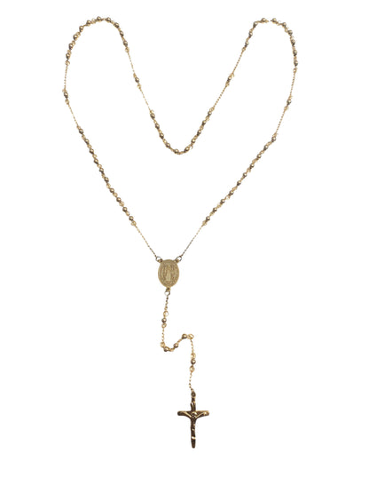 Stainless Steel Rosary Necklace