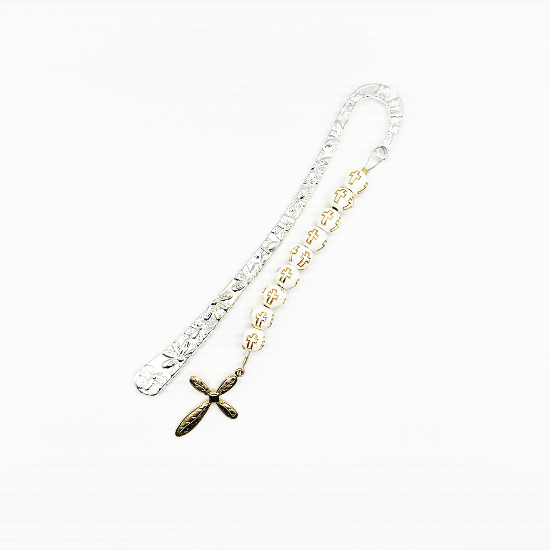 Beaded Cross Bookmark