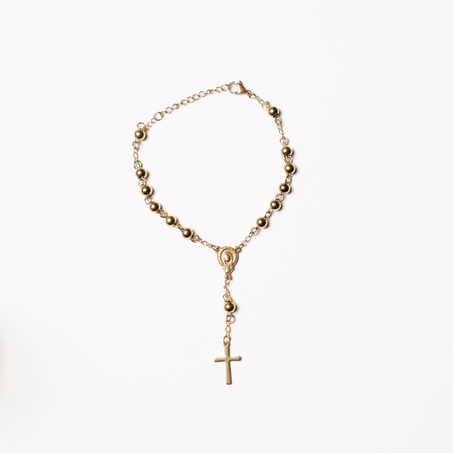 Stainless Steel Rosary Bracelet