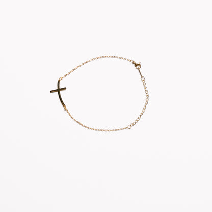 Side Cross Bracelet