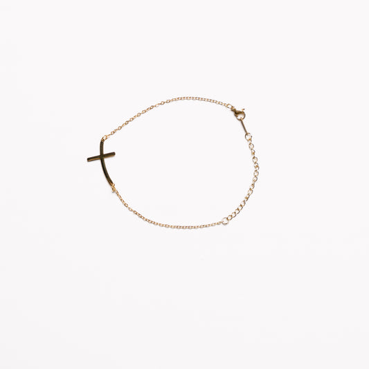 Side Cross Bracelet