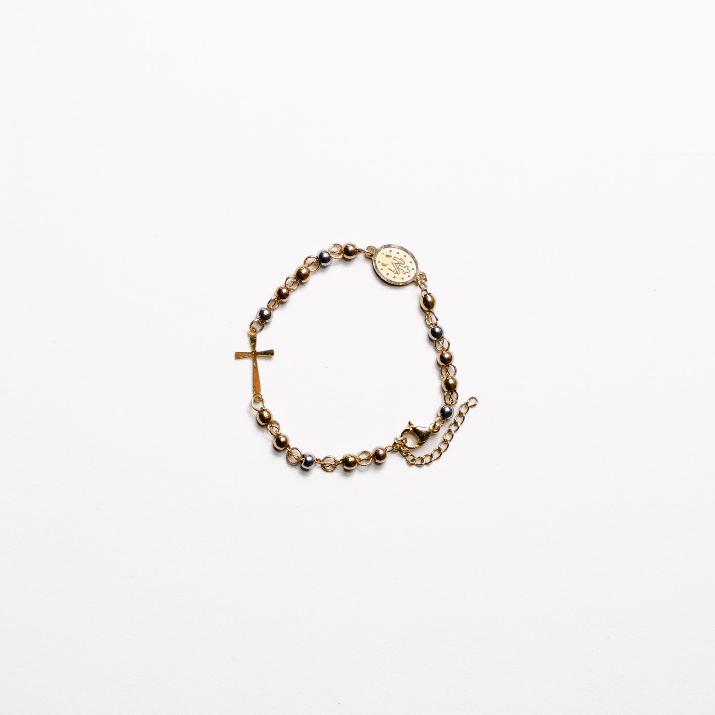 Beaded Rosary  Bracelet