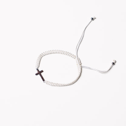 Side Cross Cord Bracelet