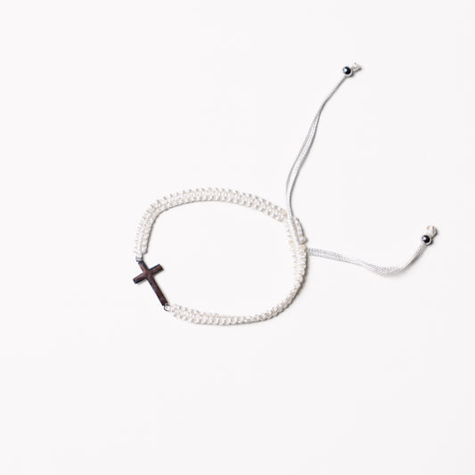 Side Cross Cord Bracelet