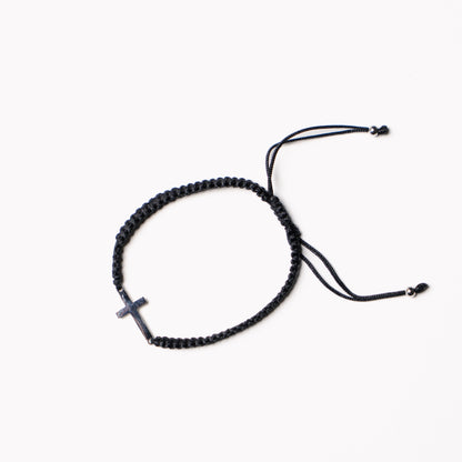 Side Cross Cord Bracelet