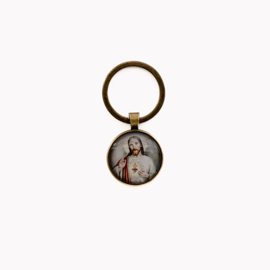 Jesus Metal Key Ring