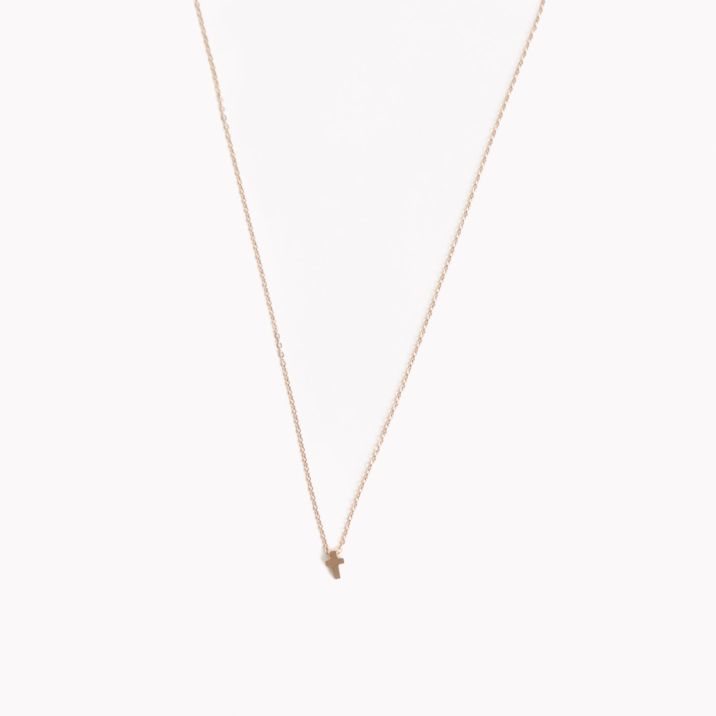Mini Cross Chain Necklace