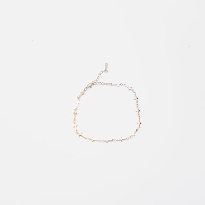 Multi Cross Anklet