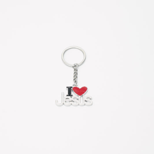 I Love Jesus Key Ring
