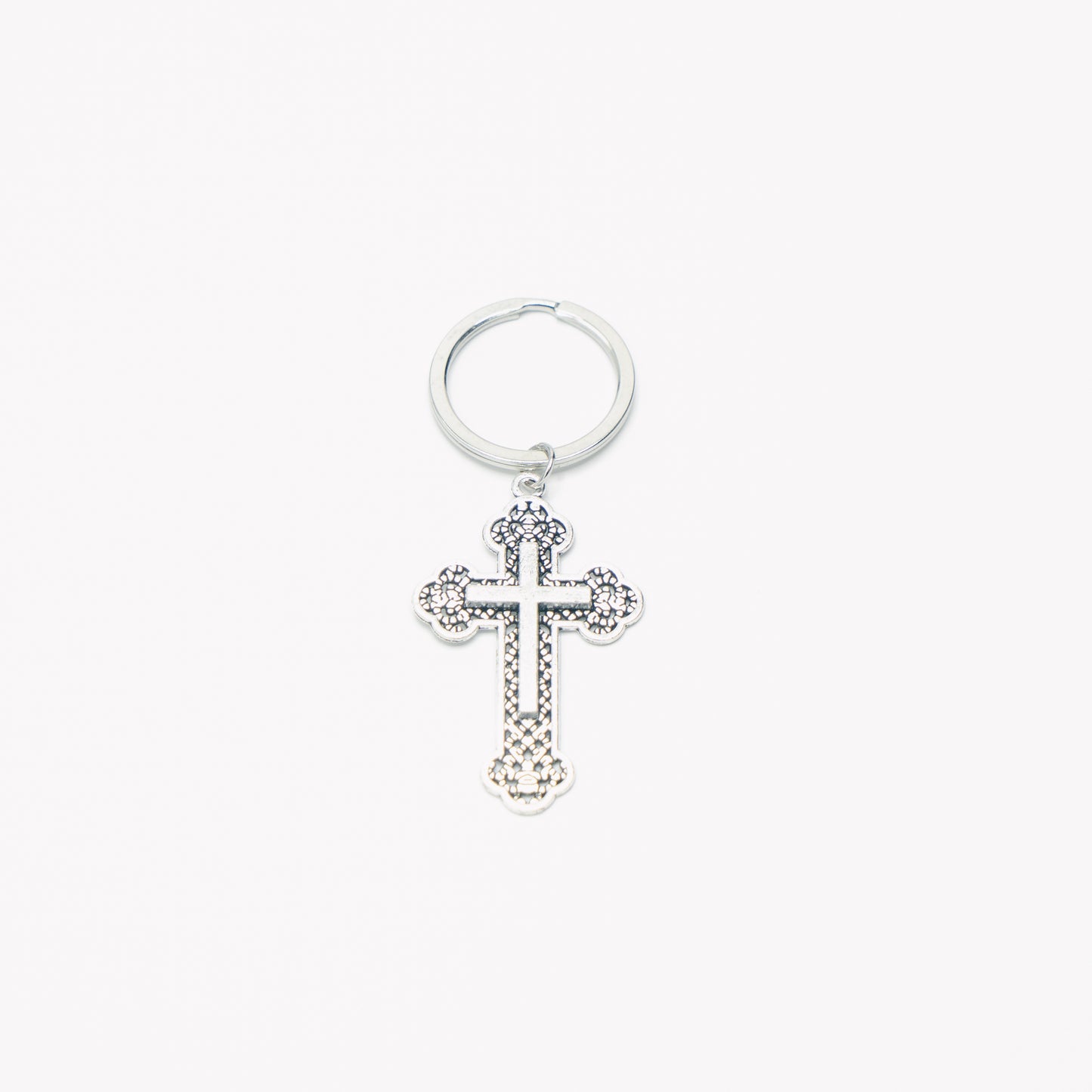 Detailed Cross Key Ring