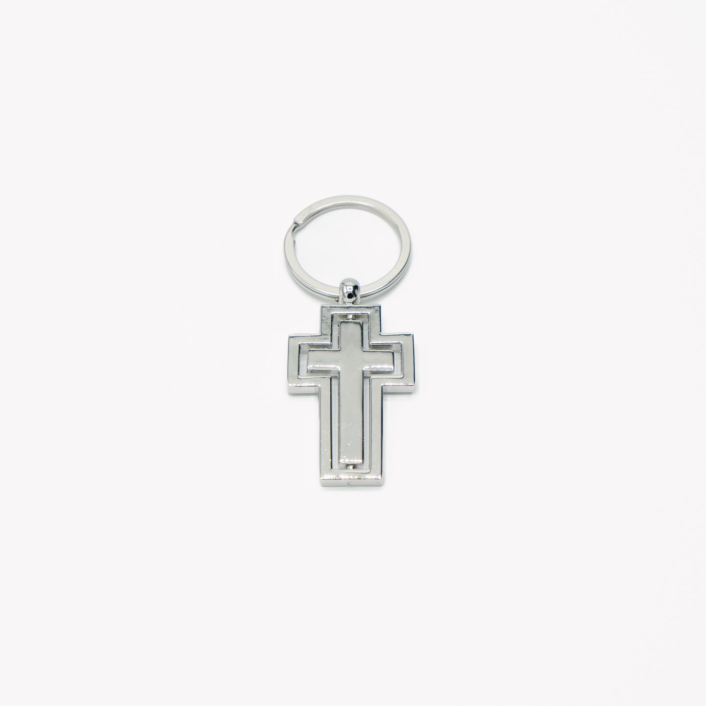 Double Cross Key Ring