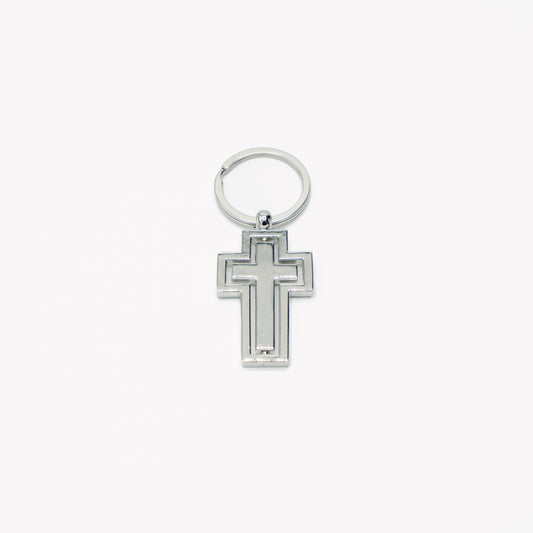 Double Cross Key Ring