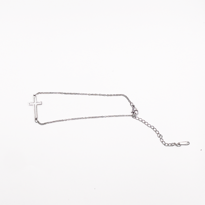 Cross Cut Out Anklet