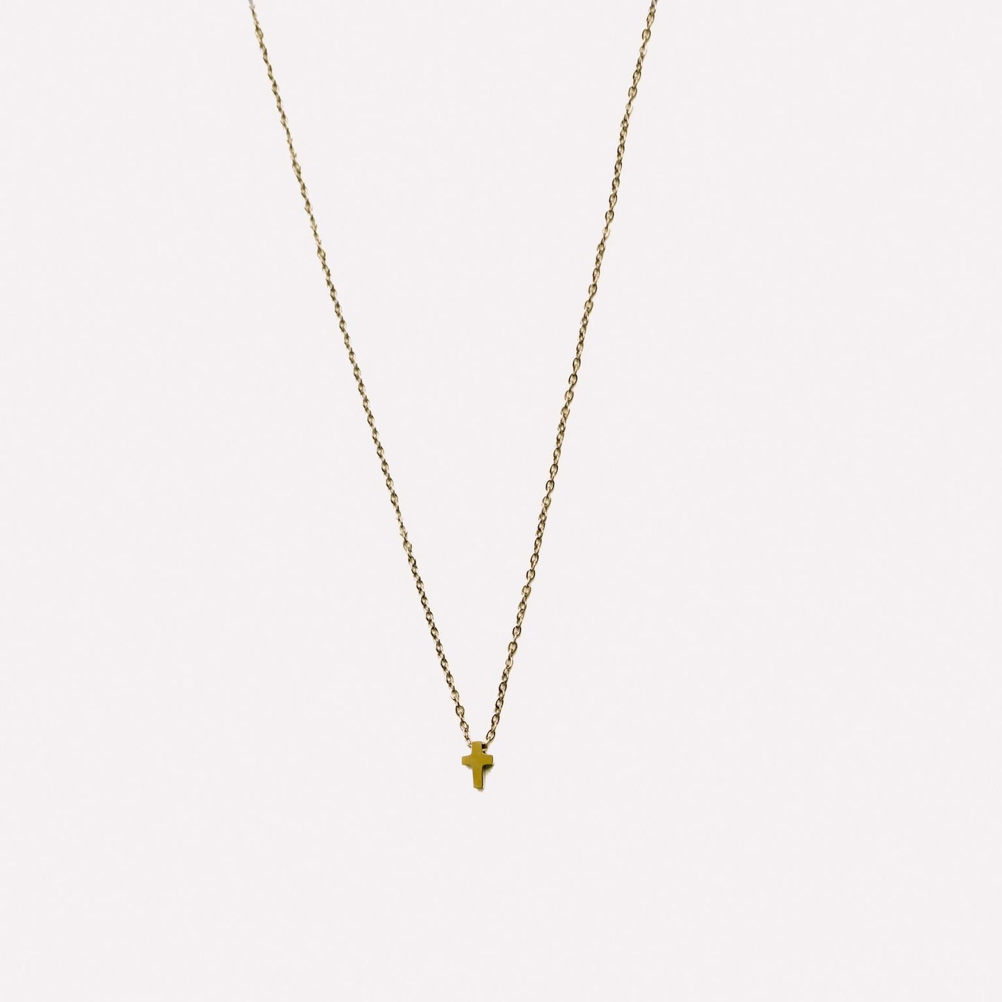 Mini Cross Chain Necklace